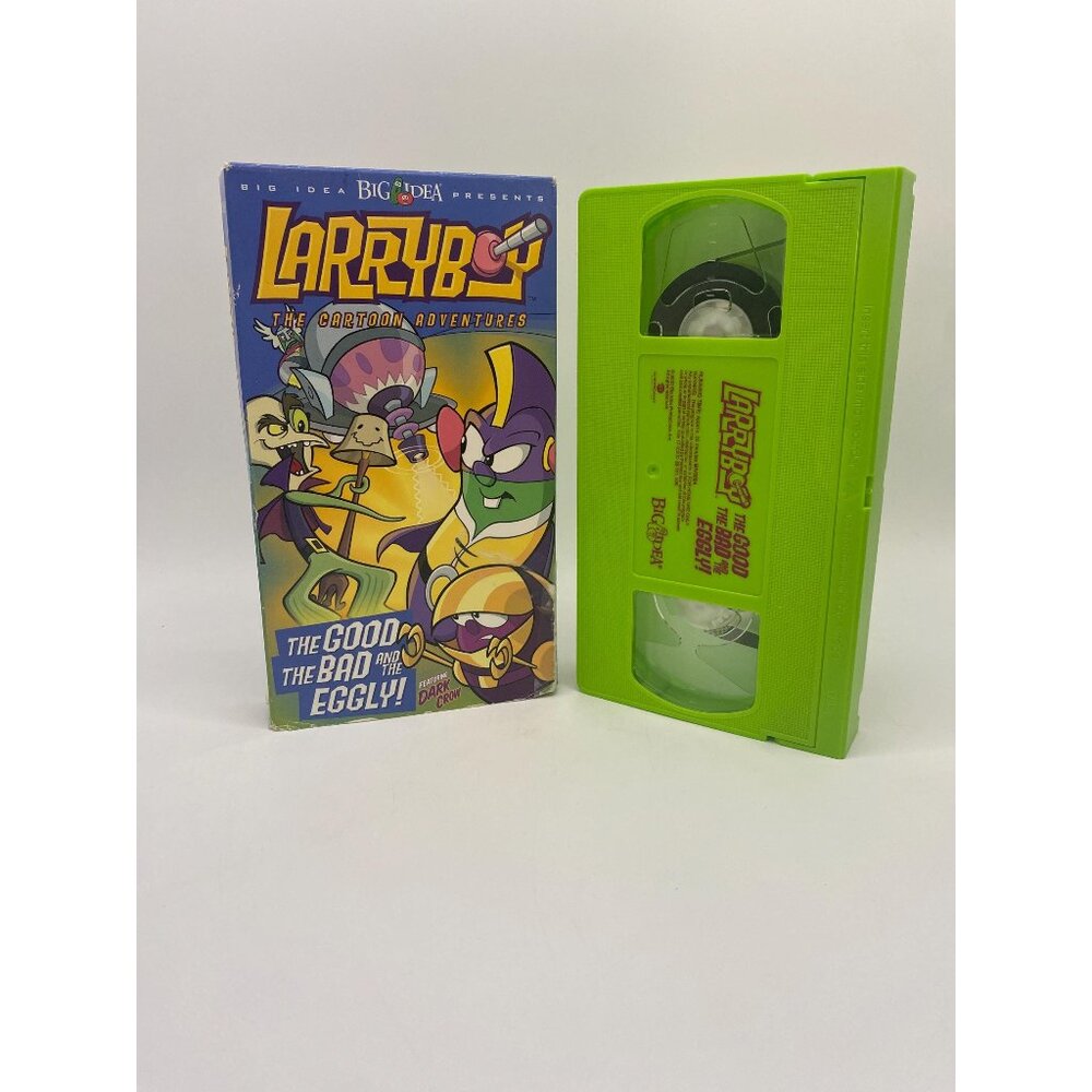 2001 VeggieTales LarryBoy: The Good, Bad, and Eggly VHS